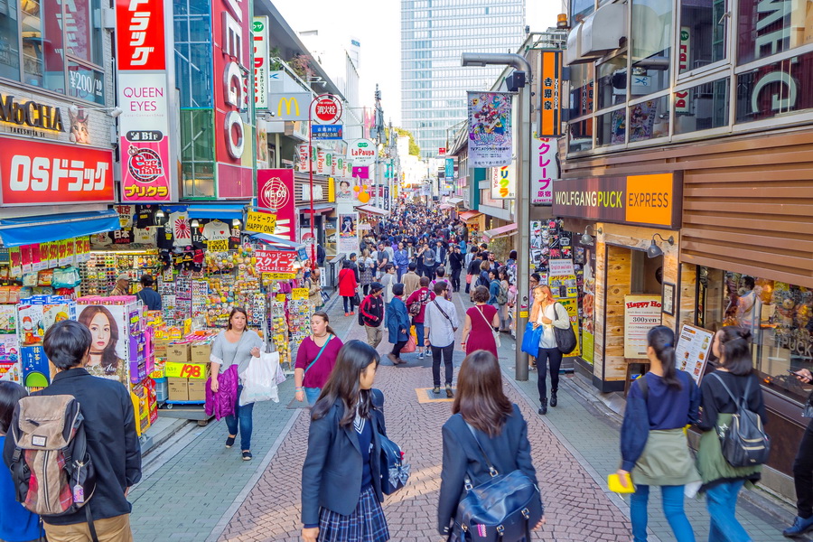 Takeshita Street in Harajuku
